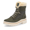 Green & Cream Shearling