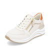 White & Tangerine Zip