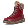 Red & Faux Fur