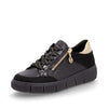 Black & Gold Zip