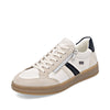 Beige & Navy Stripe