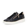 Black & Gold Zipper
