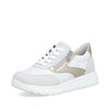 White & Metallic Gold