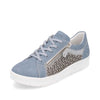 Blue & Silver Floral Cutout