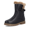 Black & Camel Faux Fur