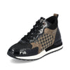 Black & Houndstooth Taupe